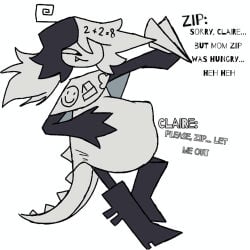 1girls fundamental_paper_education vore vore_belly zip_(fundamental_paper_education)