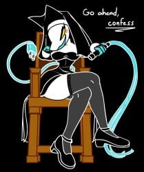 1girl 1girls breasts cat_ears curvy deltarune deltarune_chapter_5 female furry legs nun nun_outfit tagme tasque_manager tasque_manager_(deltarune) tasque_manager_(nun) thick_thighs tight_clothing voluptuous voluptuous_female yellow_eyes