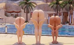 ass ass_focus ass_up female_only naked naked_female samus_aran zelda_(breath_of_the_wild) zelda_(tears_of_the_kingdom)