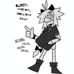 1boy fundamental_paper_education oliver_(fundamental_paper_education) vore vore_belly
