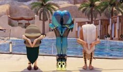 ass ass_focus praise_da_booty_(meme) samus_aran zelda_(breath_of_the_wild) zelda_(tears_of_the_kingdom)