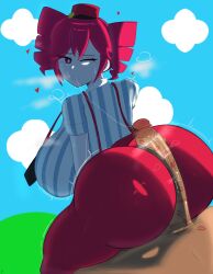 1boy 1girls 2d 2d_(artwork) ass ass_bigger_than_head ass_bigger_than_torso ass_focus assjob back back_view backboob big_ass big_breasts big_thighs blouse breasts breasts_bigger_than_head breasts_bigger_than_torso bubble_butt buttjob clothed clothed_female clothed_female_nude_male clothed_male clothed_sex clothing commission commission_art commissioner_upload completely_nude drool drooling drooling_on_penis enormous_ass erect_nipples erect_nipples_under_clothes fat_ass fat_breasts female fully_clothed gigantic_ass gigantic_breasts hat heart hearts hearts_around_head high-waist_pants high_waisted_pants huge_ass huge_breasts huge_penis huge_thighs imminent_sex kasane_teto kasane_teto_(sv) large_ass large_breasts large_thighs lipstick lipstick_mark lipstick_mark_on_penis lipstick_marks lipstick_on_penis looking_at_another looking_back male massive_ass massive_breasts mesmerizer_(vocaloid) mesmerizer_teto motion_lines mv_character necktie nervous nervous_smile nipple_bulge nude_male one_eye_closed outercourse pants penis penis_between_ass plump plump_ass plump_breasts plump_thighs red_eyes red_hair round_ass round_breasts saliva saliva_on_penis saliva_string saliva_trail shirt sideboob simple_background sitting sitting_on_lap sitting_on_penis sitting_on_person skin_tight skin_tight_pants smile steam steaming_body steamy_breath straight striped_shirt suspenders sweat sweatdrop sweating synthesizer_v thick_ass thick_thighs thighs tight_clothing tight_pants tight_shirt tremble_spikes trembling turing890 twin_drills utau