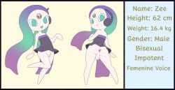 anus butt femboy meloetta original_character penis pitahaya small_penis testicles