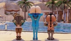 ass ass_focus ass_up samus_aran zelda_(breath_of_the_wild) zelda_(tears_of_the_kingdom)
