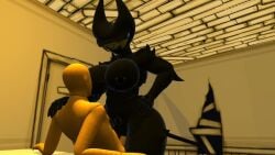 animated beast_bendy_(cryptiacurves) bendy_and_the_ink_machine cally3d clazzey cryptiacurves cuddlepool female nightmare_waifu no_sound prisma3d south_shaed_(dreams_come_true_studio) video