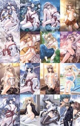 collage everyone izumo izumo_2 kitagawa_mai open_clothes open_shirt ousu_seri panties sakuya_(izumo) shiratori_asuka shiratori_kotono shirt studio_ego thighhighs underwear yagi_takeru yamamoto_kazue yamato_takeshi