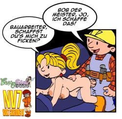 00s 1boy 1girls 2000s 2007 bob_the_builder bob_the_builder_(series) breasts clothed_male_nude_female color colored edit fairysexhentalia female female_penetrated german_text hanna-barbera helmet hit_entertainment male male/female male_penetrating male_penetrating_female nev nipples open_mouth scooby-doo sex speech_bubble speech_bubbles straight straight_sex velma_dinkley wendy wendy_(bob_the_builder)