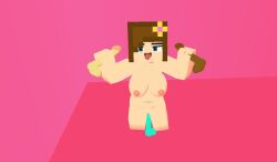 1girls 2boys 3boys 3d adult bisexual_(female) blue_eyes breasts brown_hair female female_only handjob horny_female human humanoid maddie_burr mine-imator minecraft model multiple_penises olivialewdz outside riding_dildo tagme