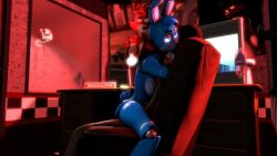 1boy 1girls 3d alarm ambiguous_penetration animated animatronic blindfold blue_eyes bonnie_(fnaf) bouncing_breasts breasts bunny bunny_girl camera chair cowgirl_position desk duo fan female femdom five_nights_at_freddy's five_nights_at_freddy's_2 flashing_lights human human_penetrating kissing licking light-skinned_male male male/female male_penetrating_female mehstrosfm nipples no_sound penetration poster rape reverse_rape riding_penis robot robot_girl scottgames sex tongue toy_bonnie_(fnaf) video