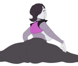 1girls 2020 2d ass ass_focus big_ass big_breasts big_butt butt detnox humanoid mettaton mettaton_ex robot rule_63 short_hair solo splits tagme undertale undertale_(series)