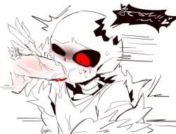 2boys 2d alternate_universe animated_skeleton anthro blowjob cum cum_in_mouth cumming forced_fellatio forced_oral hand_on_penis heki_(artist) horror_sans horrortale humanoid looking_at_penis male male_only oral penis_lick sans sans_au simple_background skeleton tagme tears undertale undertale_(series) undertale_au undertale_fanfiction white_hair