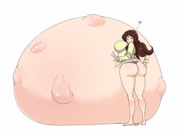 1girls big_belly fetal_movement huge_ass huge_breasts hyper hyper_belly hyper_pregnancy marrazan pregnant tagme