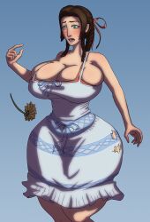 0pik-0ort 1girls aerith_gainsborough ass_expansion breast_expansion final_fantasy final_fantasy_vii growth holding_breast huge_ass huge_breasts hyper hyper_ass tagme thick_ass