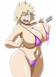 2022 angry areola_slip areolae barely_contained big_breasts bikini breasts bursting_breasts busty commission embarrassed female female_focus female_only grimphantom hi_res highleg_bikini highres hips huge_breasts inconvenient_breasts large_areolae large_breasts massive_breasts mature mature_female milf mitsuki_bakugou mother my_hero_academia nipples overflowing_breasts red_eyes short_hair simple_background skimpy slim_waist solo solo_female solo_focus spiky_hair string_bikini thick_thighs thighs too_small_clothes wide_hips