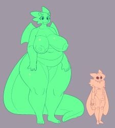 anthro big_breasts breasts female marilin_(inkplasm) tagme taro_(inkplasm) welwraith