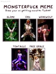 3d animated au_ra ball_gag big_breasts bondage bouncing_breasts breasts carrying cunnilingus female femsub final_fantasy final_fantasy_xiv fingering fingering_self forgiven_obscenity gag green_skin kneeling knot knotting lingerie lingerie_only masturbation meme monster monster_rape monsterfuck_meme mp4 multiple_views naked no_sound nsfw_ena nude orc pale_skin psychic_powers raen rape sin_eater slime slime_monster stockings suspension tagme tentacle tentacle_monster tentacle_rape tentacle_sex tentacles trapped upside-down video werewolf