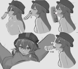 1boy 1girls absurdres bangs bar_censor blowjob blush breasts bulge censored closed_eyes deepthroat erection erection_under_clothes fellatio female flower-shaped_pupils genshin_impact greyscale hair_between_eyes hako_reeema hat heart heart-shaped_pupils heart_censor highres hu_tao_(genshin_impact) licking licking_penis long_hair looking_at_viewer male mihoyo monochrome multiple_views nude oral penis simple_background sketch small_breasts sweat symbol-shaped_pupils x-ray