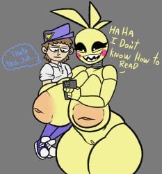 1boy 1girls angry_face animatronic big_areola big_ass big_breasts big_butt clothed_male_nude_female confused cumlord cumlord_(artist) enormous_breasts female female_focus five_nights_at_freddy's five_nights_at_freddy's_2 fnaf happy_female holding holding_person hugging humor inverted_nipples just_coffee large_areolae large_ass large_breasts male male/female monster_girl night_guard_(fnaf) nightmare_waifu nipples nude nude_female orange_nipples phone pussy robot robot_girl security_guard talking talking_to_another tall tall_female taller_female taller_girl thick_thighs thighs thinking toy_chica_(fnaf)