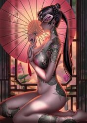 widowmaker from blizzard entertainment by liang xing