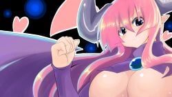 breasts disgaea large_breasts nippon_ichi_software nu_(artist) succubus succubus_(disgaea) succubus_horns succubus_wings