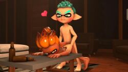 cyanide(oc) danger(oc) gay gay_sex inkling inkling_boy sfm splatoon splatoon_3