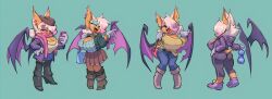 1female 1girls aged_up anthro ass big_breasts bigdad boots breasts breasts_bigger_than_head cleavage cleavage_window clothed ear_piercing earrings eyeshadow female female_only gloves high_heel_boots high_heels leggings makeup milf miniskirt mommy older_female rouge_the_bat skirt sonic_(series) sonic_the_hedgehog_(series) sweater thigh_boots thighhigh_boots tight_ass tight_clothes tight_clothing tight_pants