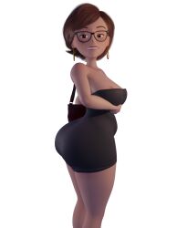 big_ass big_butt dress fat_ass fat_butt female female_only helen_parr heperson milf mommy short_dress short_hair the_incredibles thick thick_ass thick_thighs thighs transparent_background