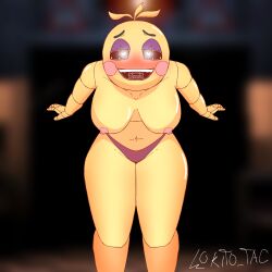 toy chica (fnaf) from five nights at freddy's by lokito tac