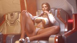 1girls 3d apex_legends ass big_ass big_breasts braided_hair braided_twintails breadcrumb breasts bubble_ass bubble_butt dark-skinned_female dark_skin electronic_arts face_markings female female_only large_breasts latina loba loba_(apex_legends) loba_andrade pose posing red_hair red_nail_polish red_nails respawn_entertainment solo solo_female tattoo thick_ass thick_thighs thong voluptuous wide_hips yellow_eyes