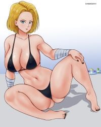 android_18 chronosth1 deviantart dragon_ball dragon_ball_z gummslime gumroad patreon tagme