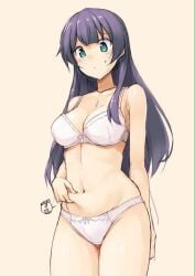 agano_(kantai_collection) breasts female lingerie solo