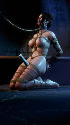 3d 3d_(artwork) ankles_tied big_breasts bondage bondage_outfit bound brown_hair cell chain_collar collar curvy_female erect_nipples female female_only femsub forced forced_masturbation forced_orgasm glasses hair hair_buns hard_nipples kneeling lilith_fulker magic_wand nopixel nude nude_female oily oily_skin orgasm orgasm_face perky_nipples prisoner rope rope_between_breasts rope_bondage rope_harness ropes solo solo_female solo_focus submissive submissive_female tape tape_gag taped_mouth tattoos wand wand_vibrator wrists_bound wrists_tied wrists_to_ankles