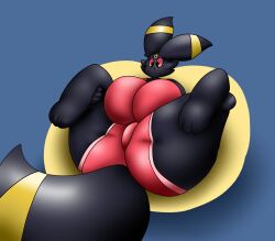 anthro big_breasts breasts dinkles1me female fur furry game_freak nintendo pokemon pokemon_(species) thick_thighs umbreon wide_hips