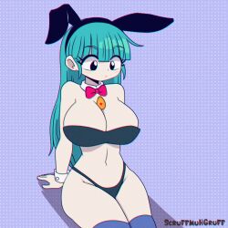 bulma (bunny) from dragon ball by scruffmuhgruff