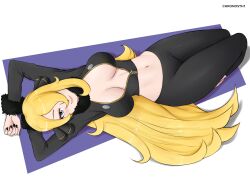 cynthia (pokemon) from deviantart by gummslime