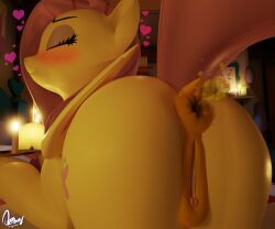 feral fluttershy_(mlp) my_little_pony scat shitstain