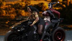 2girls 3d abs amazon ass athletic athletic_female batman:_arkham_knight batman_(series) big_ass big_breasts bottom_heavy breasts bust busty chest cleavage clown_girl continuation curvaceous curvy curvy_figure dc dc_comics demigod demigoddess diana_prince eyebrows eyelashes eyes female female_focus fit fit_female hair harley_quinn harley_quinn_(classic) harley_quinn_(injustice) hero heroine hips hourglass_figure huge_ass huge_breasts injustice_2 large_ass large_breasts legs light-skinned_female light_skin lips mature mature_female mehlabs slim slim_waist superhero superheroine themysciran thick thick_hips thick_legs thick_thighs thighs top_heavy top_heavy_breasts villain villainess voluptuous voluptuous_female waist wide_hips wonder_woman wonder_woman_(injustice) wonder_woman_(series)