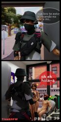 1girls 2boys comic female fortnite ikonik male page_39 phantasm_(fortnite) spanish_text tinansfw tntina