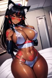 1girls accessories accessory ai_art ai_edit ai_generated ai_hands anime_style arms ass athletic athletic_female bangs big_butt black_hair blush breasts buttons cat_ears catgirl curvy curvy_body curvy_female curvy_figure curvy_thighs cute elf_ears female female_ass female_focus fingers fit fit_female front_view functionally_nude girl hand_on_breast hospital humanoid jewelry kinky_karma_vr knees legs light light-skinned_female light_skin lingerie long_hair mature_female mature_woman megazard messy messy_hair nipples no_pants nurse nurse_cap nurse_hat nurse_headwear pale_skin perky_breasts perky_nipples pierced_ears piercing piercings pink_eyes pose posing red_hair red_tattoo round_ass round_butt see-through see-through_clothing see_through shorter_female sitting smile smiling smiling_at_viewer solo solo_female solo_focus tagme tan_skin tattoo tattoos tease teasing thick_ass thick_thighs thigh_gap thighs tight_clothes tight_clothing tight_fit two_tone_hair white_female white_girl white_sclera white_skin white_woman