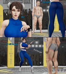 brown_eyes brown_hair chun-li clothed clothed_female fighter fighting_ring hair_bun hair_buns ronail street_fighter