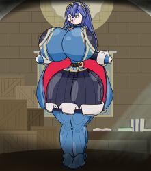 dollification fire_emblem gold500050 implied_transformation inflatable inflatable_transformation lucina_(fire_emblem) post_transformation rubberization transformation