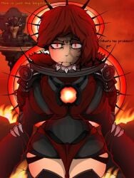 1girls 2boys airfryer87 astro_duchess_(skibidi_toilet) astro_toilet breasts female hands_on_breasts red_eyes red_hair skibidi_toilet titan_tv_man_(skibidi_toilet) watchman_of_doom_(skibidi_toilet)