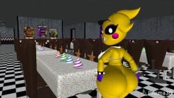 chicken five_nights_at_freddy's solo tits_out toy_chica_(eroticphobia) toy_chica_(fnaf)