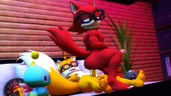 3d_(artwork) anal anal_sex anthro anthro_on_anthro anthro_penetrated anthro_penetrating anthro_penetrating_anthro anthrofied balls ballsack bottomless bottomless_male completely_nude completely_nude_male cum cum_inside custom_character_(sonic_forces) erect_nipples erect_penis erection gadget_the_wolf gay gay_sex looking_at_partner looking_pleasured male male/male male_only male_penetrated male_penetrating male_penetrating_male muscular muscular_anthro muscular_male nipple_pinch nipple_tweak nipples nude nude_male orgasm pecs pectorals penetration penis penis_out saiyangoku4_(artist) sfm sonic_(series) source_filmmaker tails yaoi