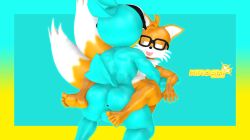 3d_(artwork) anal anal_sex anthro anthro_on_anthro anthro_penetrated anthro_penetrating anthro_penetrating_anthro anthrofied balls ballsack bottomless bottomless_male completely_nude completely_nude_male custom_character_(sonic_forces) gay gay_sex looking_at_partner lot_the_bird_(saiyangoku4) male male/male male_only male_penetrated male_penetrating male_penetrating_male muscular muscular_anthro muscular_male nude nude_male penetration saiyangoku4_(artist) sfm sonic_(series) source_filmmaker tails yaoi