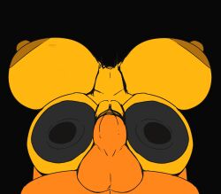 1girls amputee animatronic big_breasts black_background breasts chicken color_edit devilbluedragon five_nights_at_freddy's hyper hyper_breasts quadruple_amputee robot simple_background toy_chica_(akkoarcade) toy_chica_(fnaf) vaginal vaginal_penetration yellow_skin