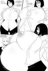 belly_expansion breast_expansion button_gap comic gender_transformation huge_breasts mtf_transformation pregnant tagme transformation wardrobe_malfunction zdemian