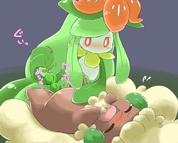 beads blush female furry hyakkankan insertion lilligant nintendo no_humans open_mouth penetration pokemon pokephilia pussy_juice sex_toy tears video_games whimsicott