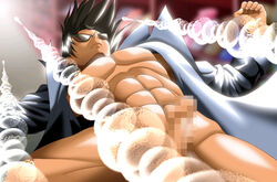 bullet bullet_time bullets censored long_coat male male_only manly muscle nude open_clothes penis private_garden school_rumble sunglasses the_matrix what