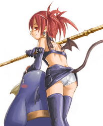 disgaea disgaea_1 etna kasuga_yukihito nippon_ichi_software prinny skirt skirt_lift tail thighhighs